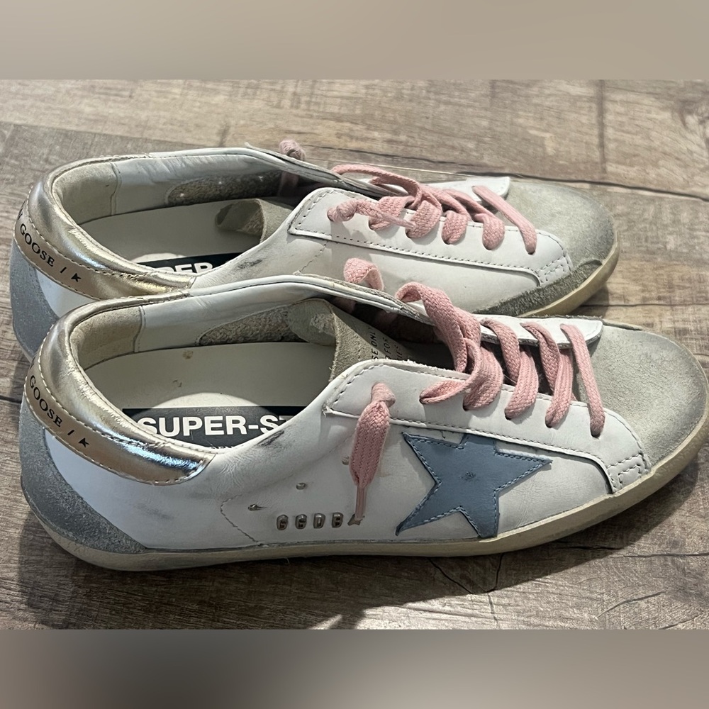 Like new Golden Goose Superstars 37